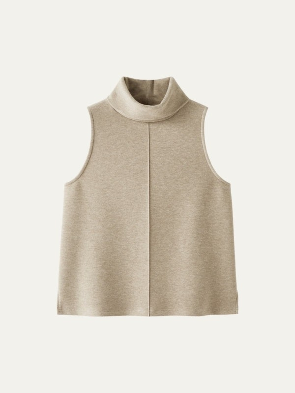 OGL FuzzLuxeTurtle Neck Split Hem Top
